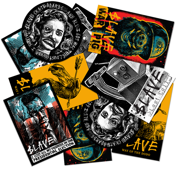 STICKER 10 PACK – $LAVE SKATEBOARDS